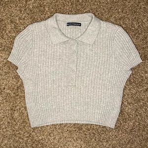 Brandy Melville - Women’s Polo Cropped Tee